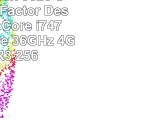 Dell Optiplex 9020 Small Form Factor Desktop Intel Core i74790 QuadCore 36GHz 4GB DDR3
