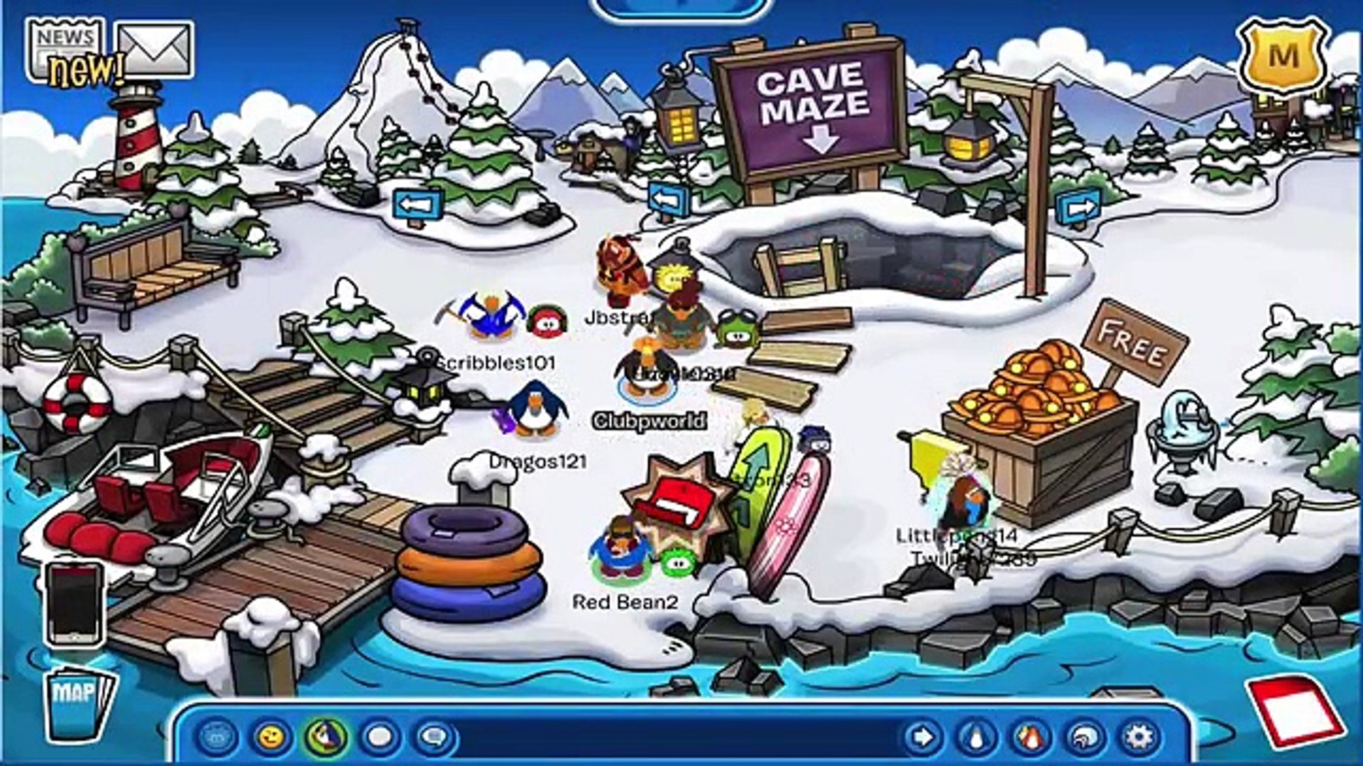 Club Penguin Cave Maze Walkthrough Video Dailymotion