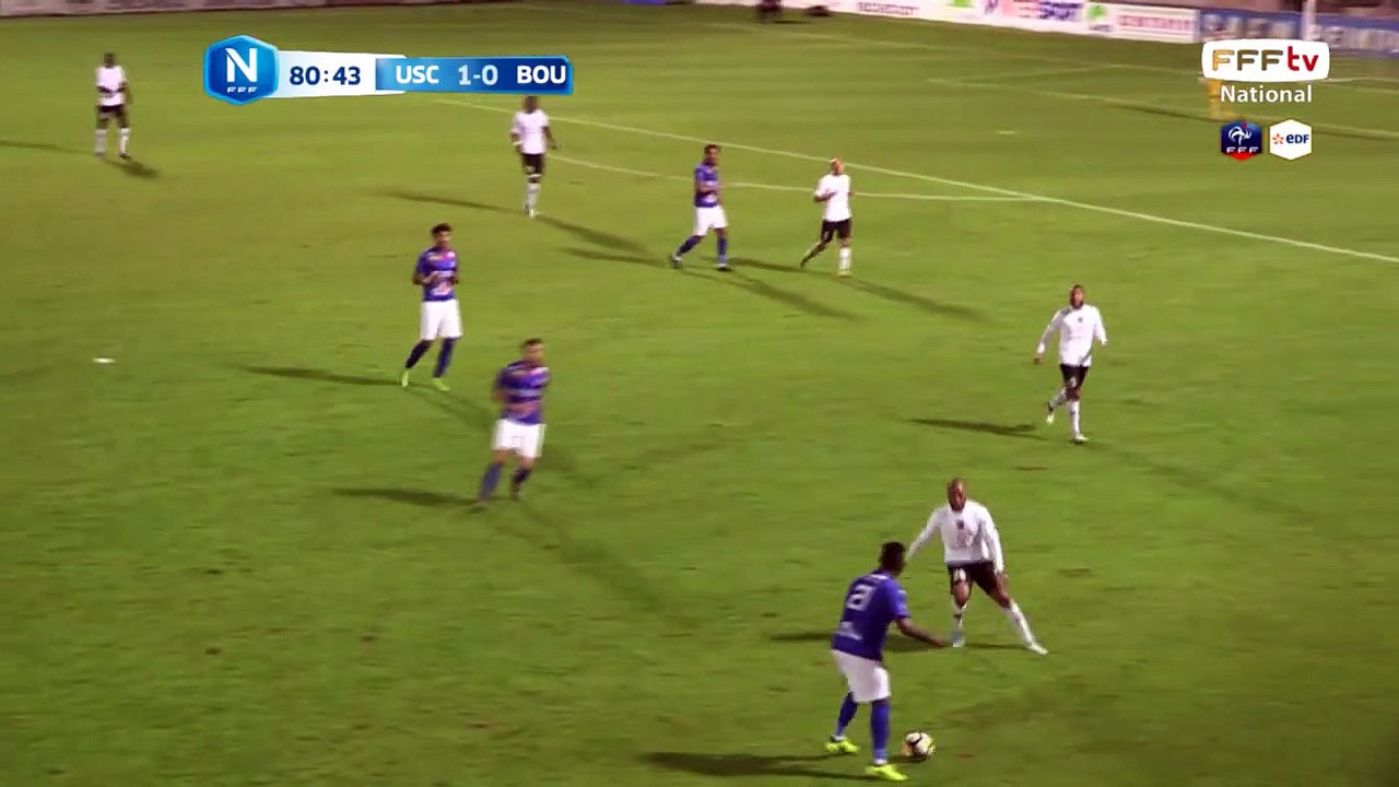 Magnifique action de Concarneau et conclue par une superbe frappe qui passe juste à coté.