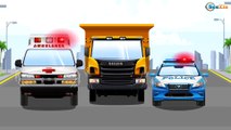 Скорая Помощь и Полицейская машина Мультфильмы про МАШИНКИ Развивающие видео для детей