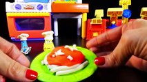 Play Doh Meal Makin Kitchen Spaghetti Dinner for Disney Pixar Cars Luigi and Guido Diecast Toys