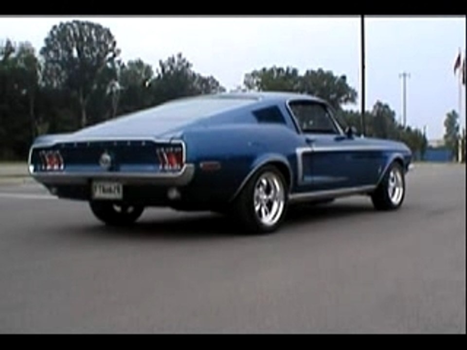 Mustang Fastback 68 Burnout