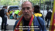 Protests in Catalonia over crackdown on banned independence vote