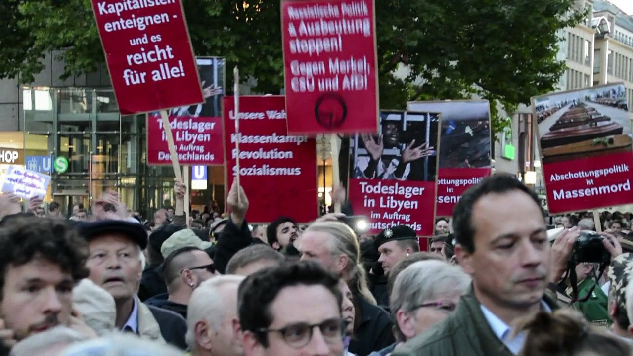 Pfiffe und harte Worte: Wahlkampfausklang bei CDU und SPD