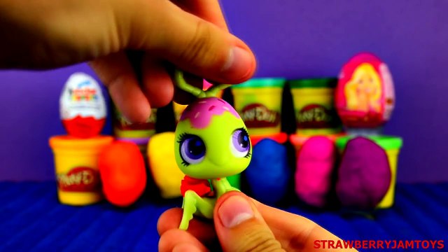 Play Doh Cars 2 Kinder Surprise Moshi Monsters Angry Birds Spongebob Toy Story Surprise Easter Egg
