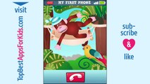 Funny toy phone app for toddlers with animals, iPad iPhone