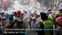 Fisioterapeutas ayudan a rescatistas y voluntarios en México