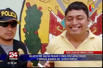 SJM: banda de 'cogoteros' asalta a hombre tras salir de cantina