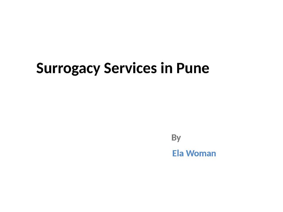Surrogacy Services in Pune