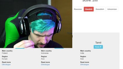 TRY NOT TO PUKE | The Great Language Bean Boozle Challenge