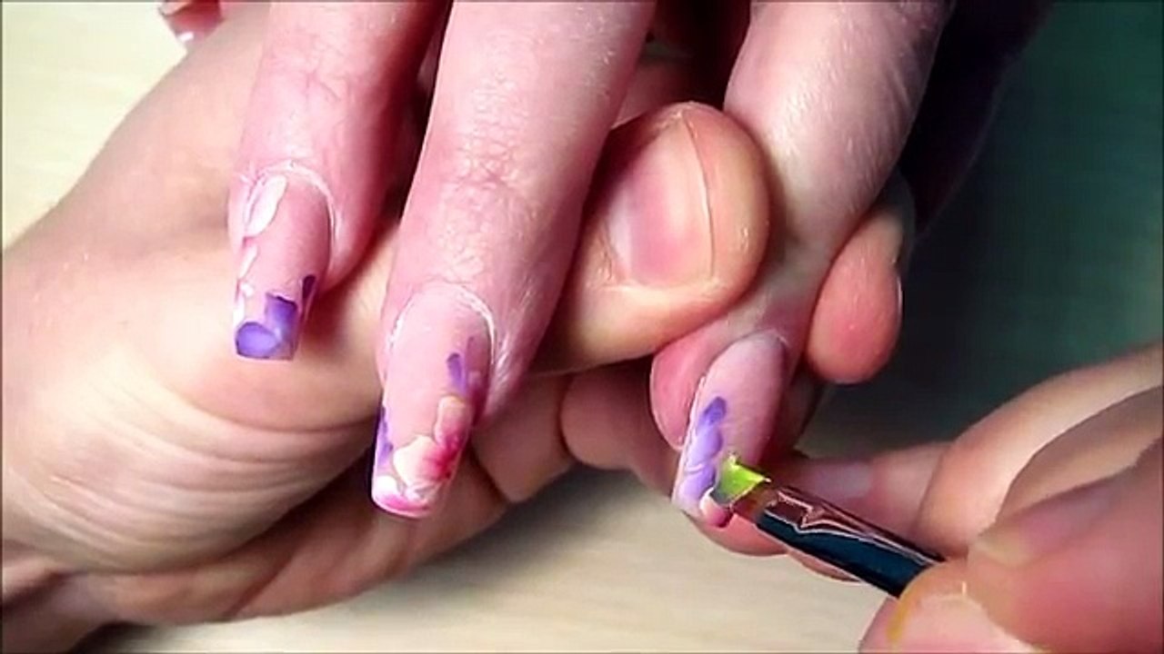 Acrylic nail art of Dream gel nails & Long painted nails