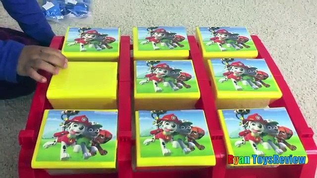 Paw Patrol Toy Toss Across Family Fun Game for Kids Tic Tac Toe Egg Surprise Toy Ryan ToysReview