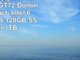 Computer Upgrade King CUK MSI GT72 Dominator 173inch Intel 6th Gen 16GB 128GB SSD with