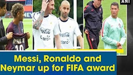 FIFA Football Awards 2017 : Ronaldo, Messi and Neymar in finalists List | Oneindia Telugu
