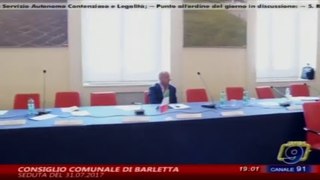 Diretta Consiglio Comunale di Barletta del 31/07/2017