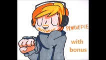 How To Draw Pewdiepie (Jaltoid style) ✎ Famous Youtuber ✎ YouCanDrawIt ツ 1080p HD