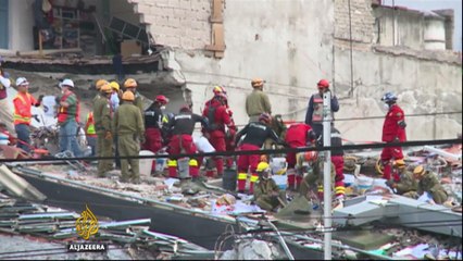 Mexico continues search for survivors after earthquake