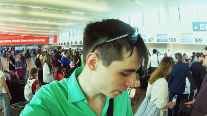 Flug von Wien nach Минск über Киев  Minsk Vlog 01