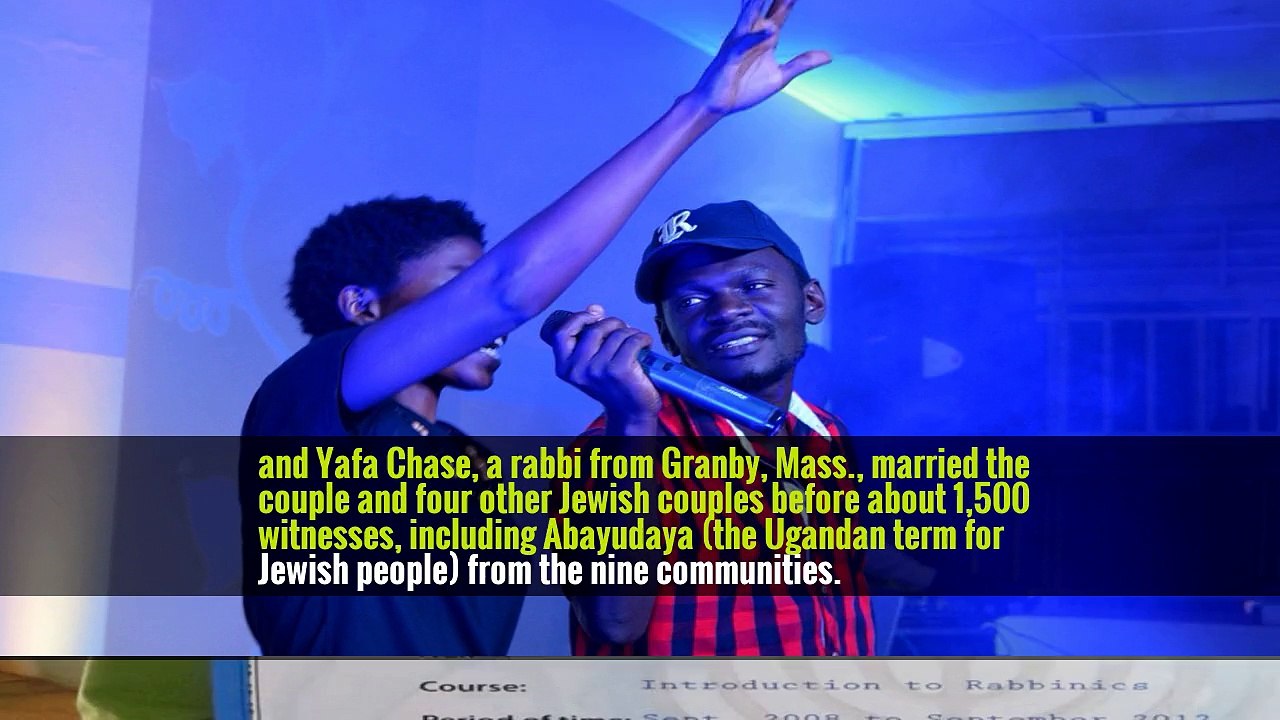 A Chorus of Mazel Tovs in Uganda