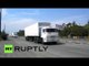 Russian Convoy: Trucks with humanitarian aid reach Lugansk