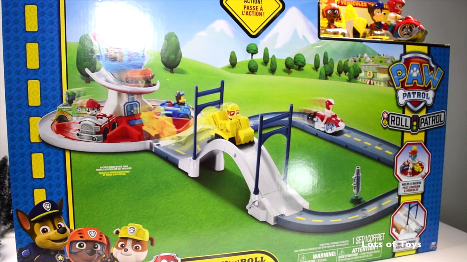 paw patrol launch and roll track