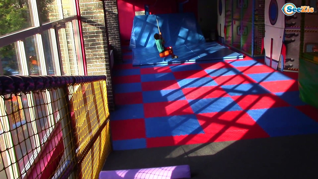 Indoor Playground Family Fun Play Area for Kids With Bad Baby | Nursery Rhymes for Children