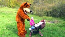 Маша Медведь и капризная маленькая Катя Видео для детей Reborn Katy and masha and the bear