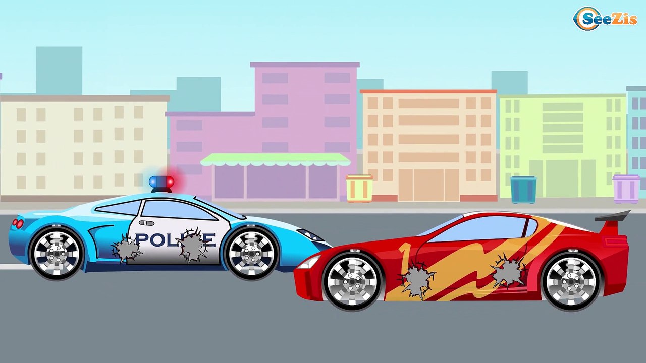 Мультики про машинки для Детей. Гоночная машинка на Детской площадке Новые Мультфильмы 2017