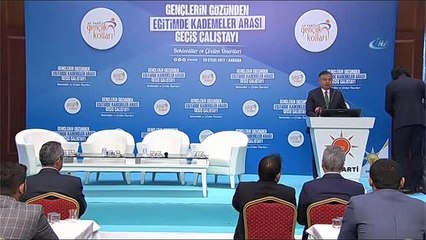 Bakan İsmet Yılmaz Gençlerin Gözünden Eğitimde Kademeler Arası Geçiş Çalıştayı'nda
