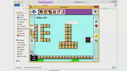 Descarga Gratis Super Mario Maker para PC sin tener una Wii U - Versión 1.7.1