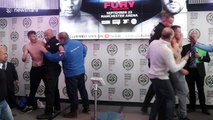 McDonagh and Singleton almost come to blows at weigh-in