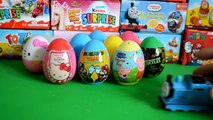 Surprise Eggs Peppa pig Hello kitty TMNT Thomas and friends LPS Marvel Mario brothers