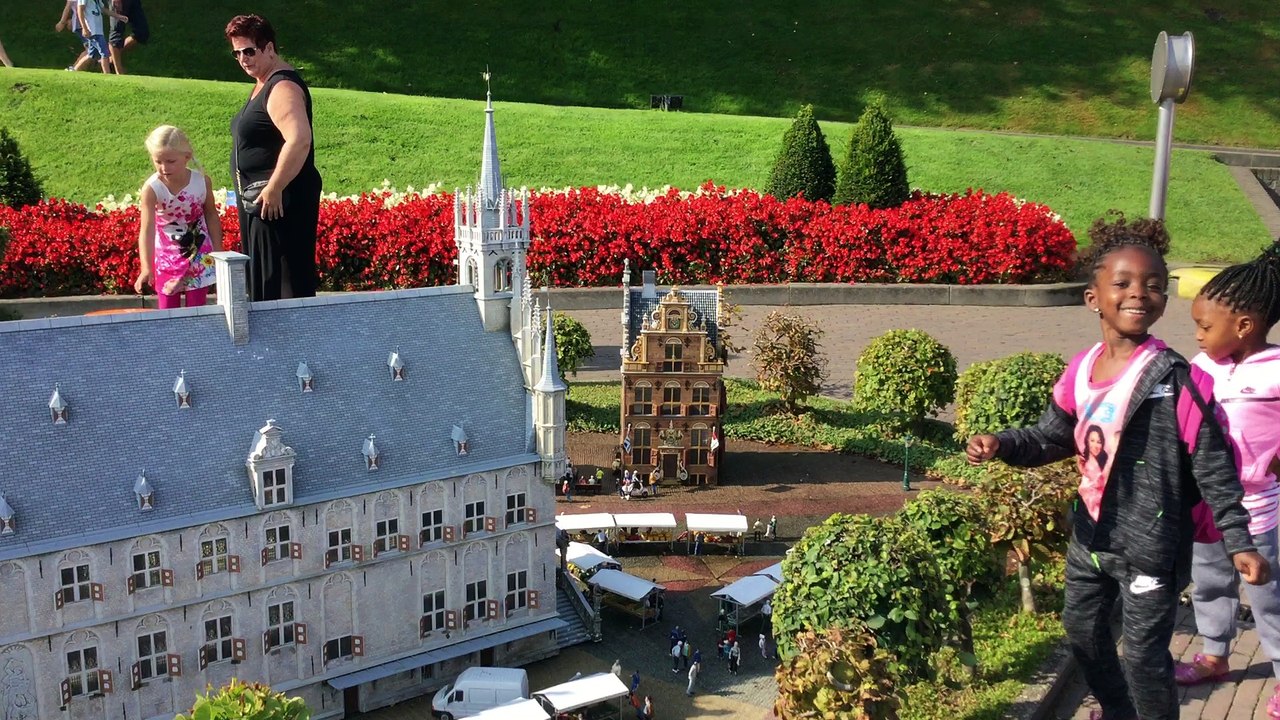 Met de kinderen in Madurodam