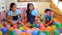 Balloon Drop Surprise Toys Challenge | KidToyTesters