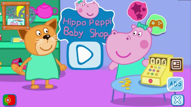 Hippo pepa - Baby Shop - joguinho infantil em português