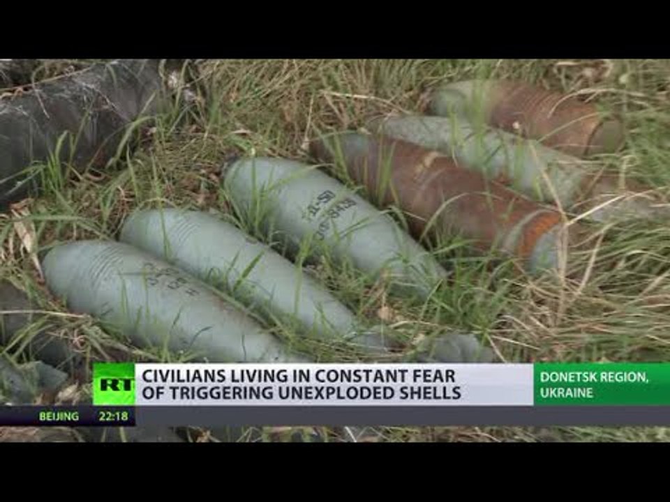 'Army Gifts': Unexploded mines & shells plague E. Ukraine civilians