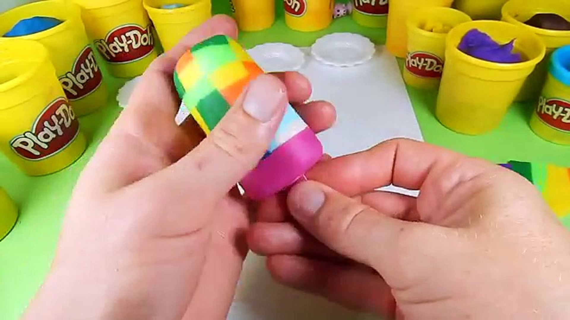 Play Doh ice cream video HD. Activities for kids.