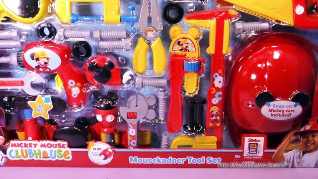 MICKEY MOUSE CLUBHOUSE Disney Mickey Mouse Clubhouse Mousekadoer Tool Kit Toys Video Unboxing
