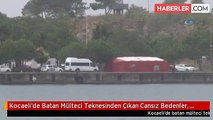 Kocaeli'de Batan Mülteci Teknesinden Çıkan Cansız Bedenler, Yan Yana Dizildi