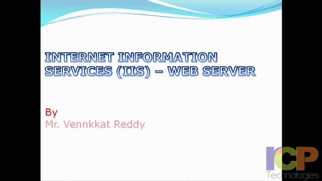 Internet Information Services - Web server | Creating a Web Site