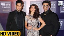 Jacqueline Fernandez & Sidharth Malhotra's FUNNY Moment at GQ Awards 2017