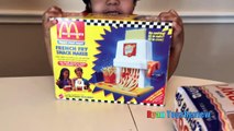 Mcdonalds French Fries Maker Happy Meal Magic Vintage McDonalds Food Toys Pretend Play Toy for Kids