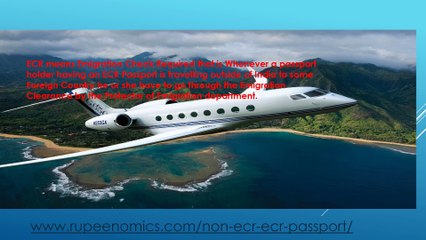 ECR and Non ECR Passport