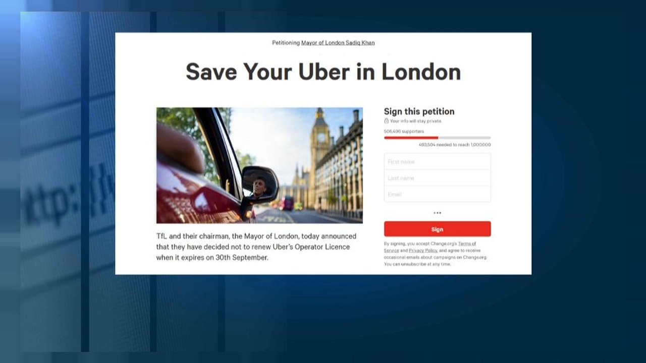 London: Petition für Uber-Verbleib