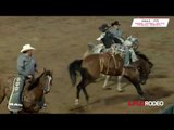 83.5 Stetson Wright saddle bronc ride at International Finals Youth Rodeo 2017