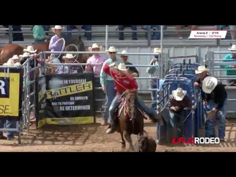 Chance 8.6 run calf roping at International Finals Youth Rodeo 2017