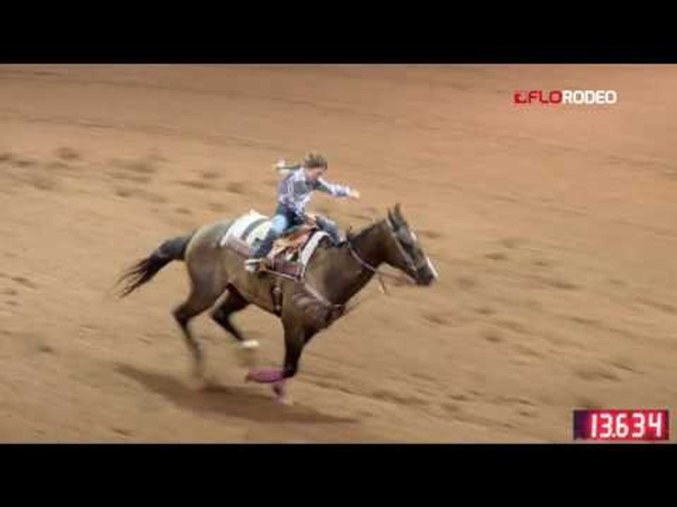Barrel Racing at the American Junior Rodeo Association