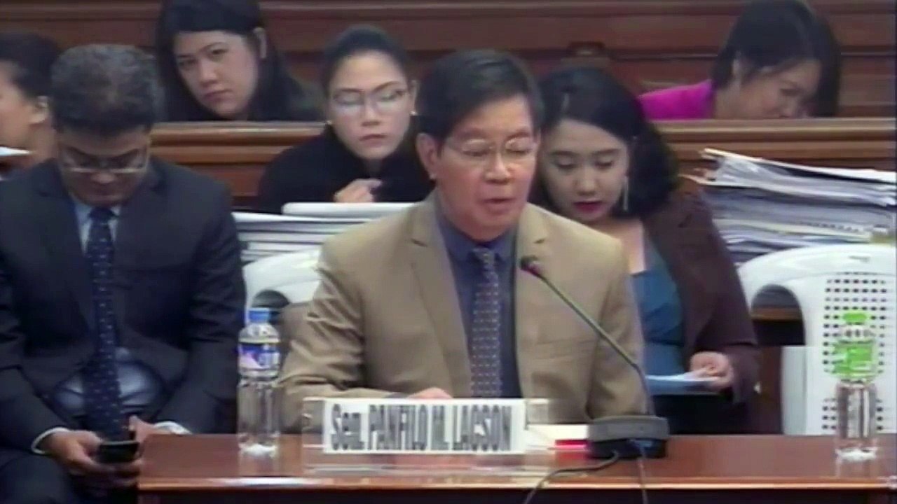 Lacson says Taguba’s presentation validates corruption in BOC