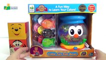 LEARN COLORS with The Color Fun Fish Bowl Surprise Toys; Preschool & Toddler learning Toy