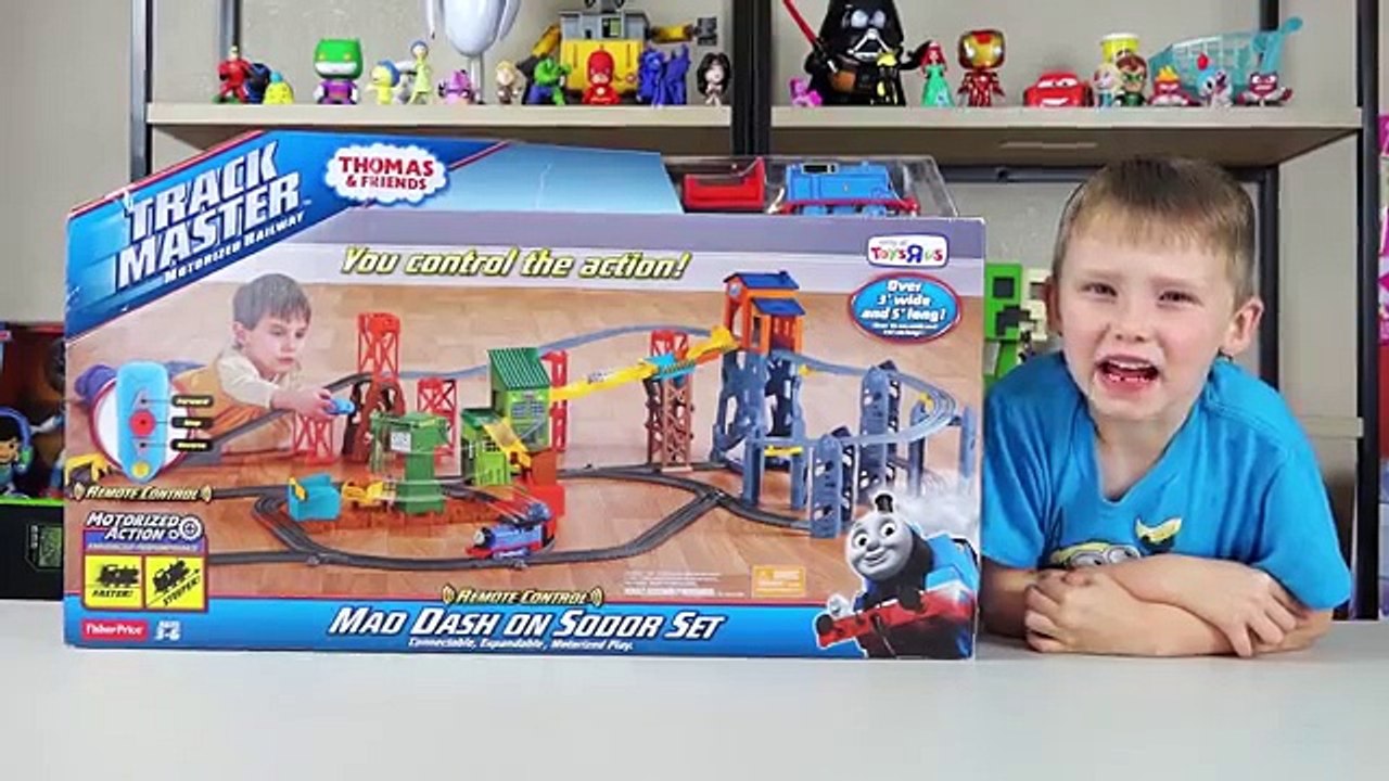 Thomas and Friends TrackMaster Mad Dash on Sodor Train Toys | Kinder Playtime